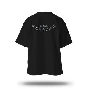 IL-egal – Tricou oversize “1 pentru bani” (alb / negru)