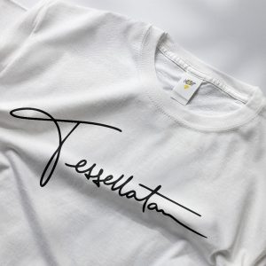 Phunk B – Tricou Tessellata (alb / negru)