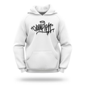 Viollent – Campion – Hanorac oversize (alb / negru)