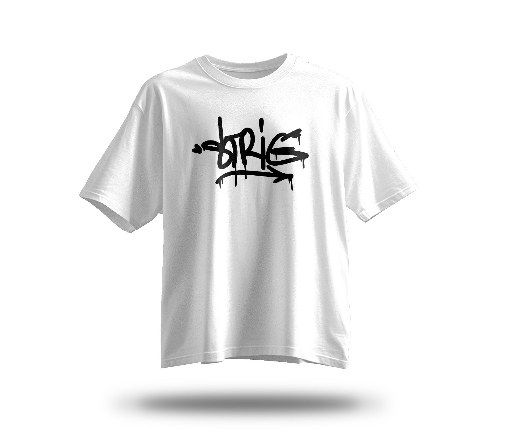 Viollent - Strig - Tricou oversize (alb / negru) - imagine 4