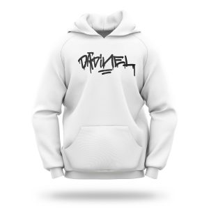 Viollent – DADINEL – Hanorac oversize (alb / negru)