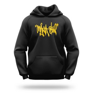 Viollent – Mana Sus – Hanorac oversize (alb / negru)