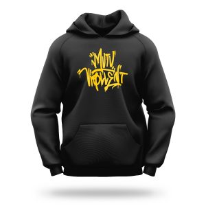 Viollent – Mutu – Hanorac oversize (alb / negru)