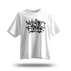 Viollent – Inca sunt rapper – Tricou oversize (alb / negru)