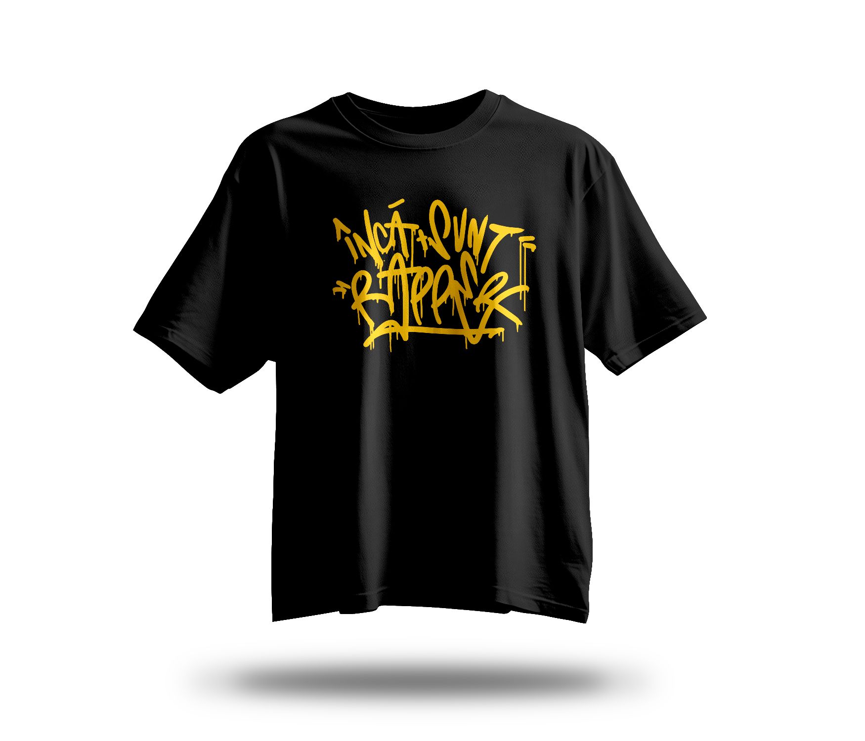 Viollent - Inca sunt rapper - Tricou oversize (alb / negru) - imagine 4