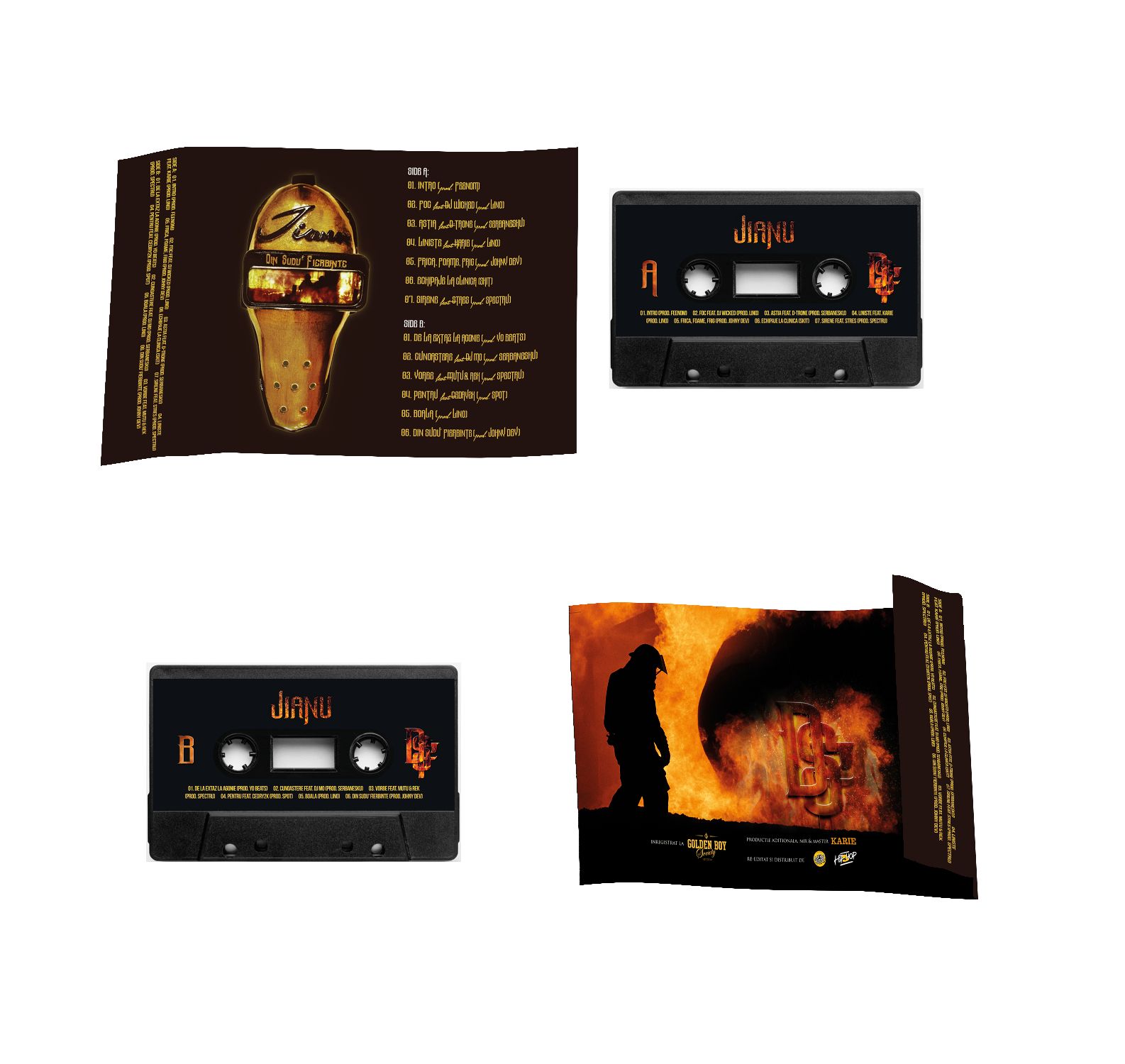 Jianu - Pachet Tricou + sticker + casetă "Din Sudu' Fierbinte" gratuită - imagine 3