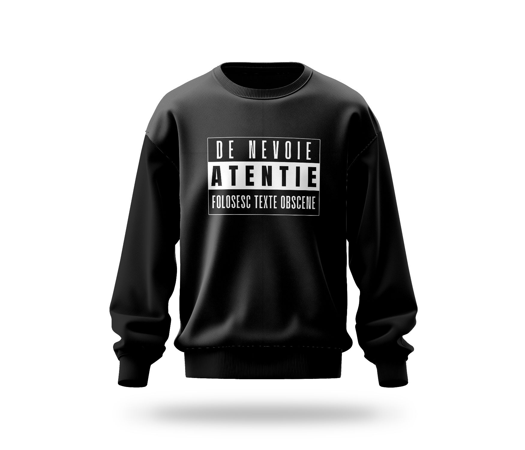 CenzuraH - Bluză "Texte obscene" (alb / negru) - imagine 4