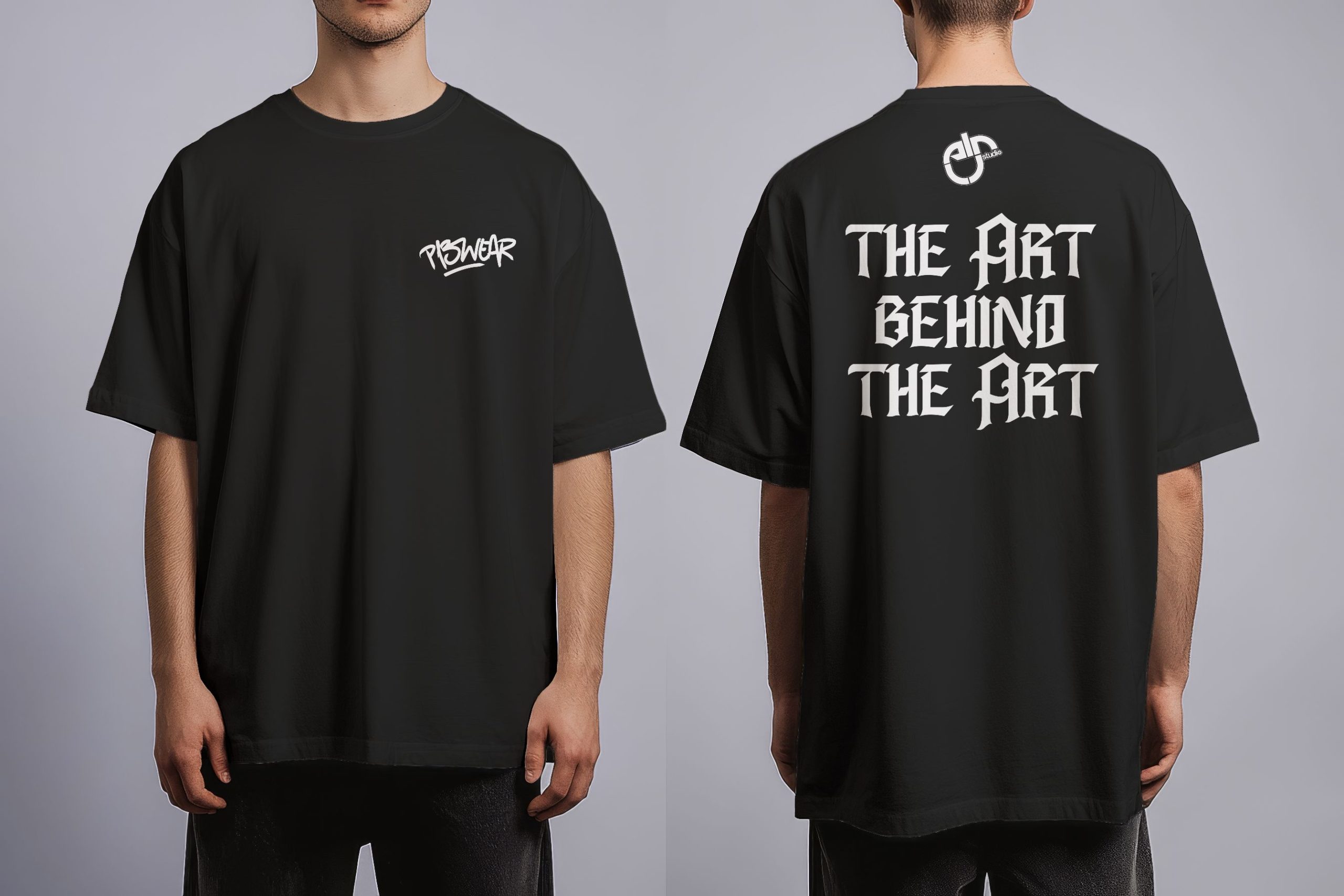 P13 WEAR - ALNstudio Logo - tricou oversize