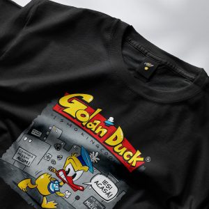 SCC – Tricou oversize “Golan Duck Iesi Acasa” (negru)