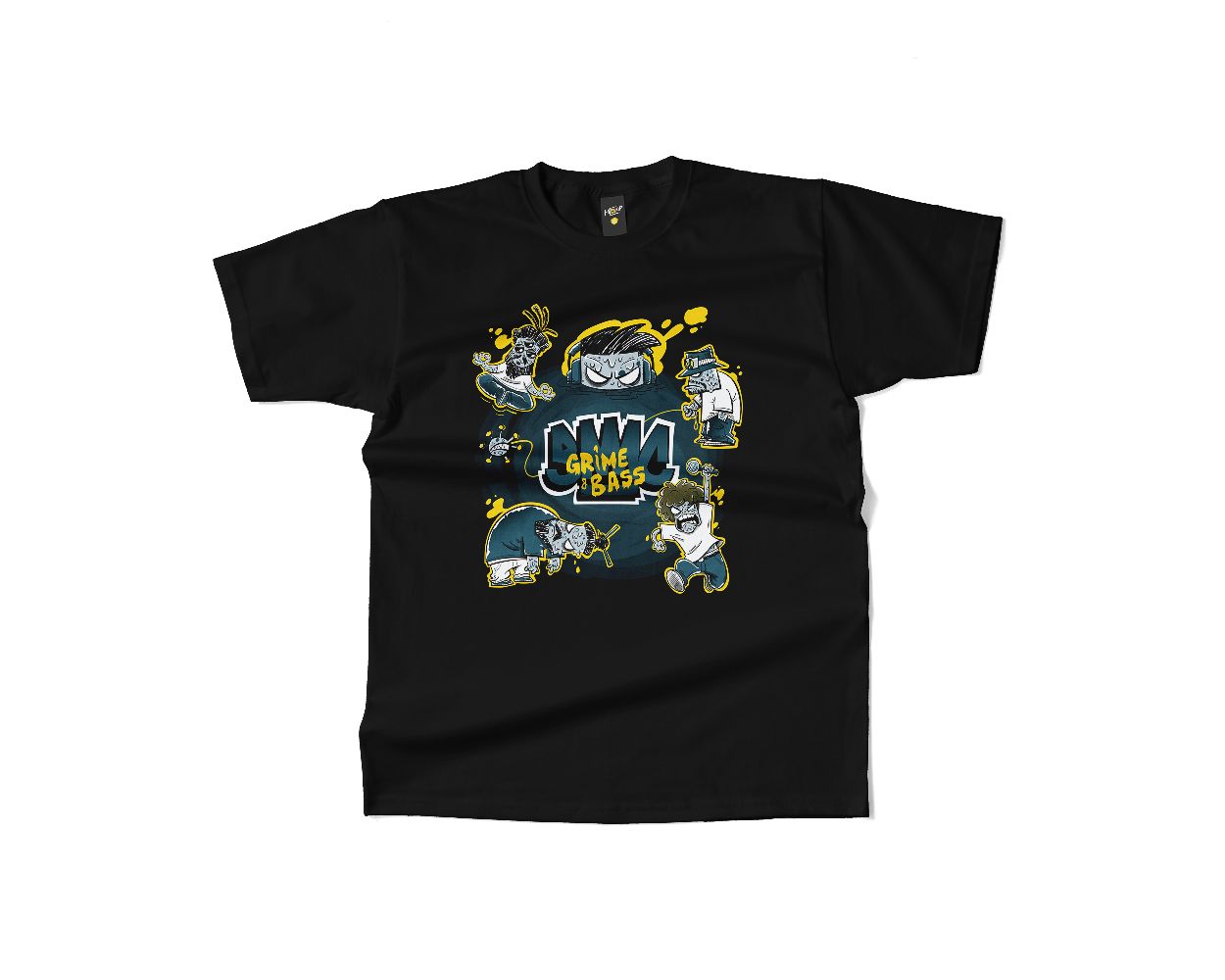 BMC - Tricou "Grime & Bass" (negru)