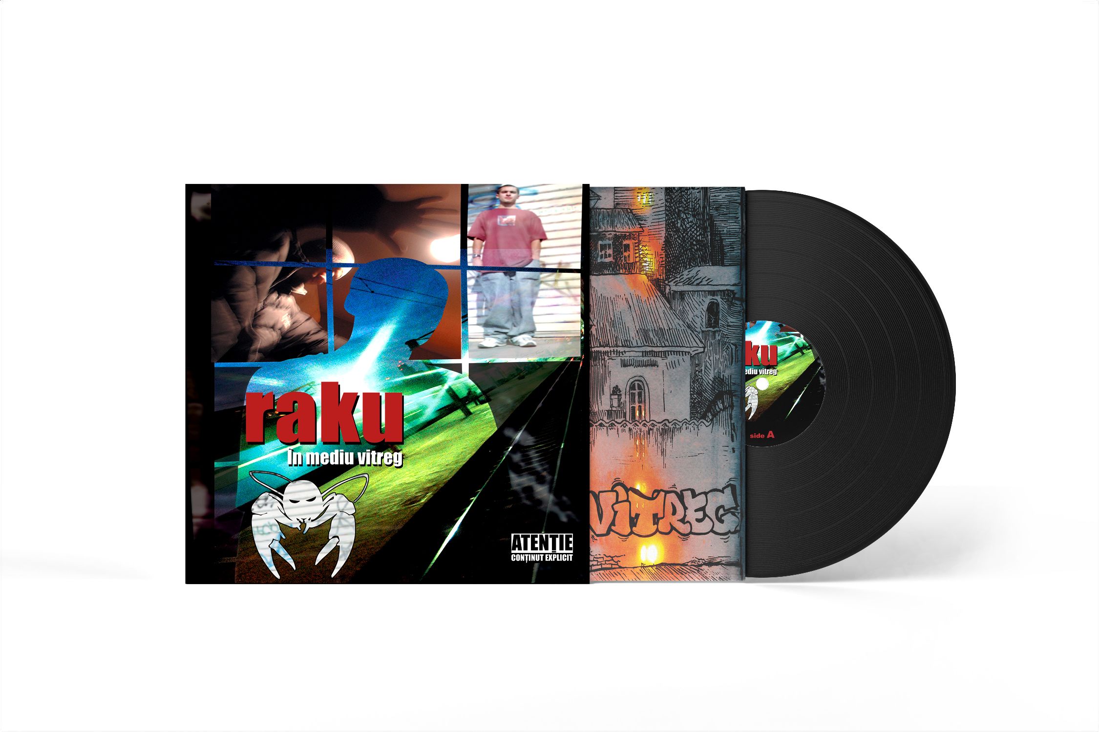 raku - În mediu vitreg (2002) - gatefold edition (sticker + vinyl gratuit) - imagine 2