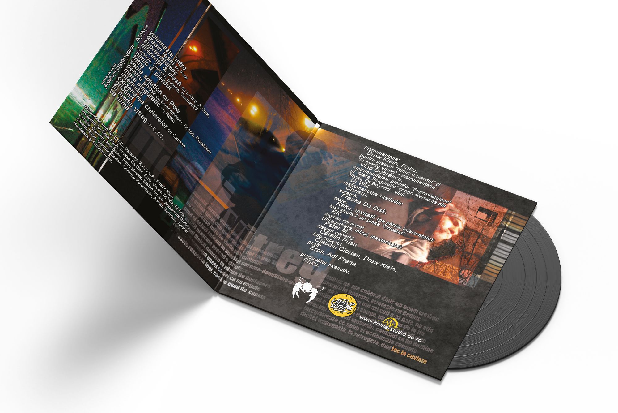 raku - În mediu vitreg (2002) - gatefold edition (sticker + vinyl gratuit) - imagine 5