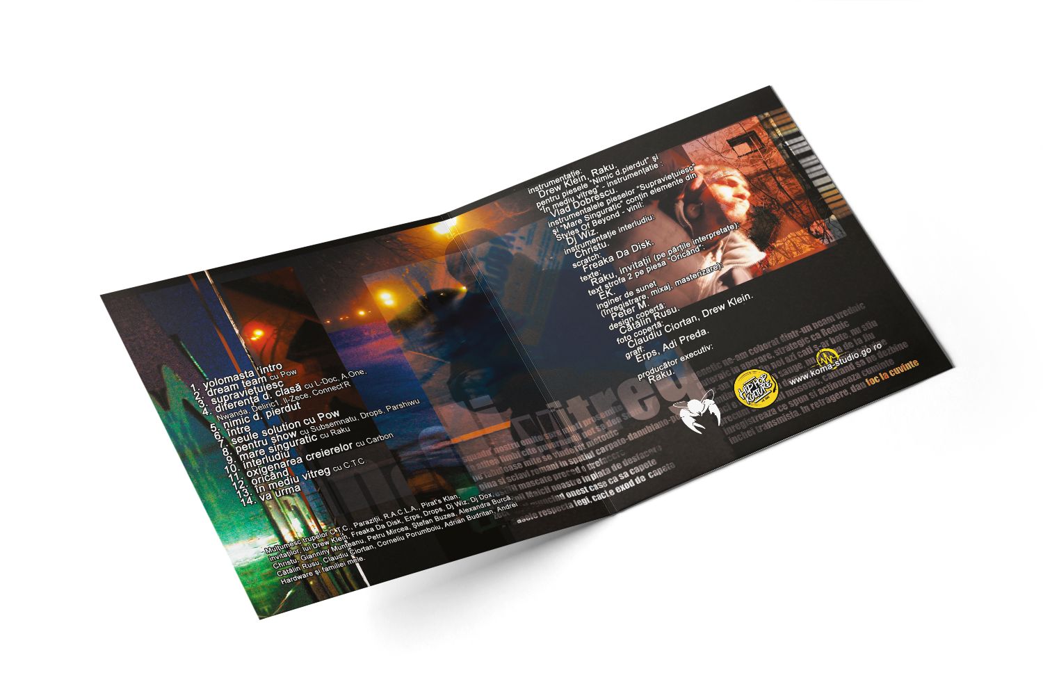 raku - În mediu vitreg (2002) - gatefold edition (sticker + vinyl gratuit) - imagine 4