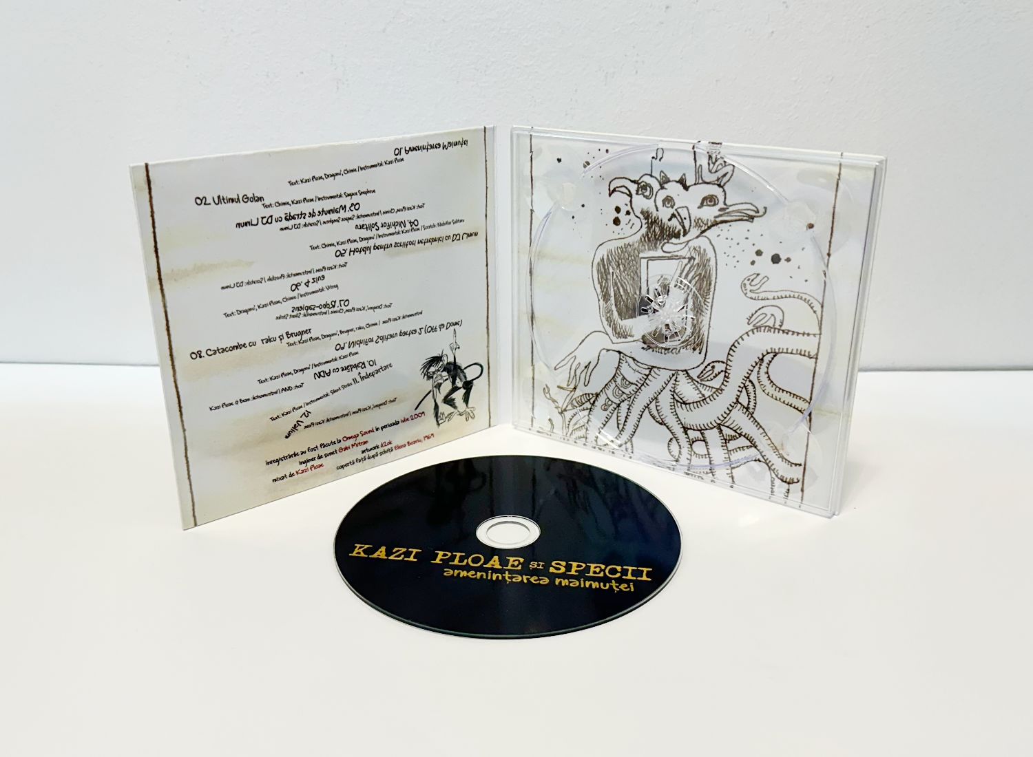 Kazi Ploae și Specii – Amenințarea Maimuței (2009) (sticker + digipak gratuit) - imagine 2