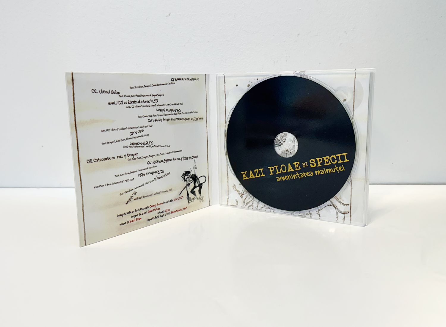 Kazi Ploae și Specii – Amenințarea Maimuței (2009) (sticker + digipak gratuit) - imagine 3