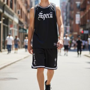 Specii – Summer Outfit (maieu + shorts, negru)
