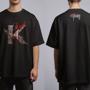 Specii – Tricou oversize “Special K” (alb / negru)