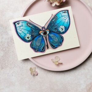 Blue fire – cartolină