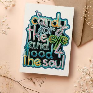 Candy – cartolină