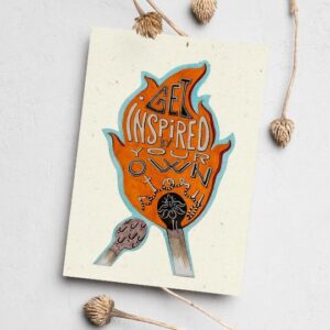 Get Inspired – cartolină