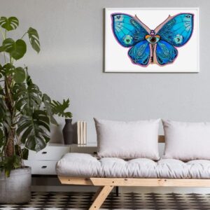 Blue fire – print