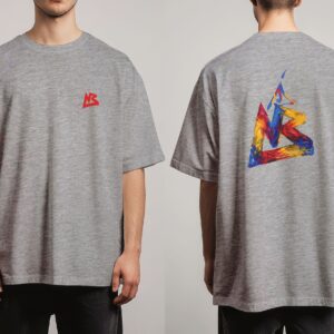 Carbon – Tricou oversize “narcoBranco” (gri)