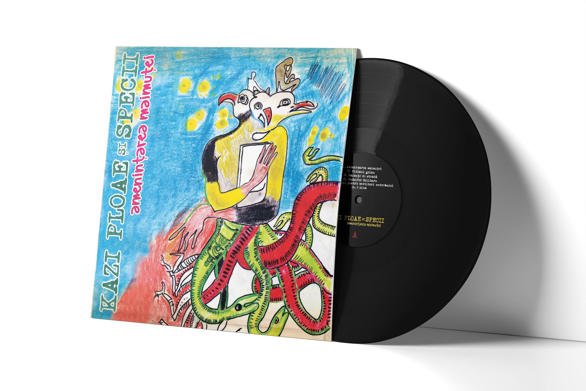 Kazi Ploae și Specii - Amenințarea maimuței (2009) - Premium Limited Pack (sticker + vinyl gratuit) - imagine 3