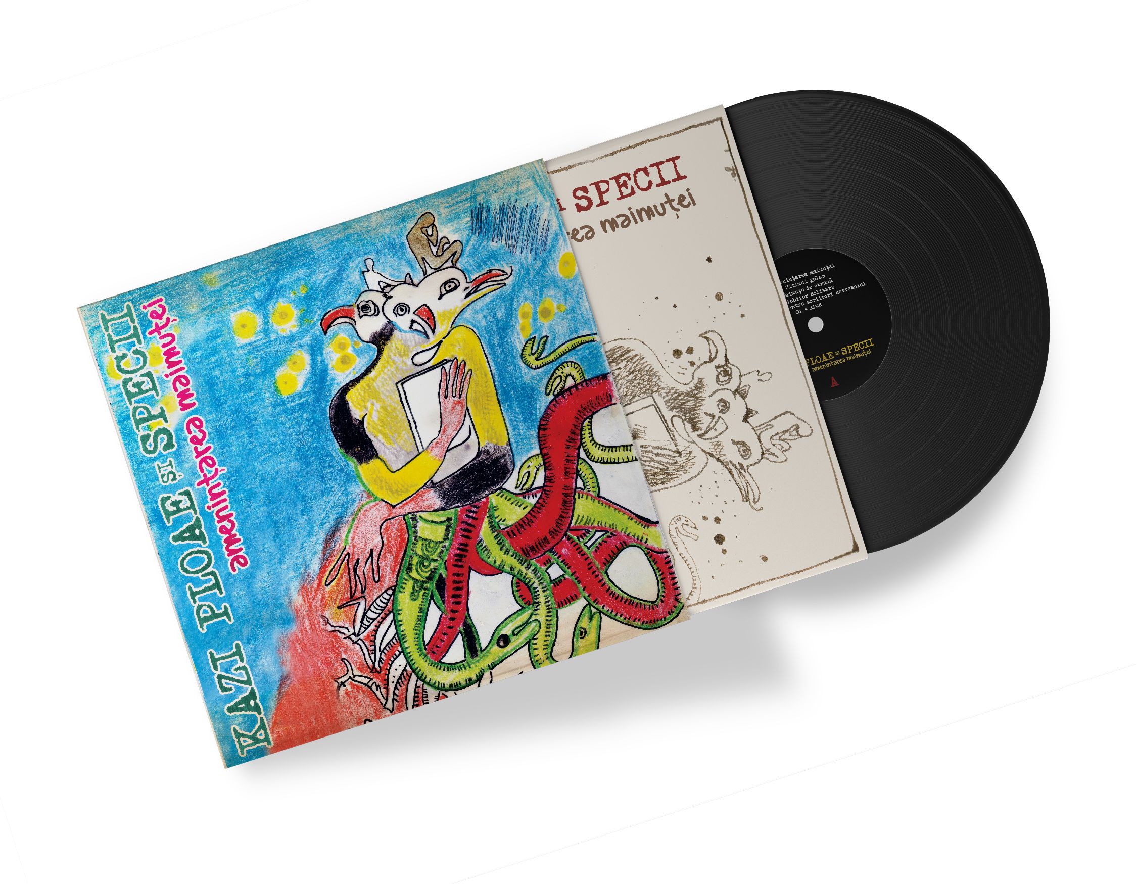 Kazi Ploae și Specii – Amenințarea maimuței (2009) – Premium Limited Pack (sticker + vinyl gratuit)
