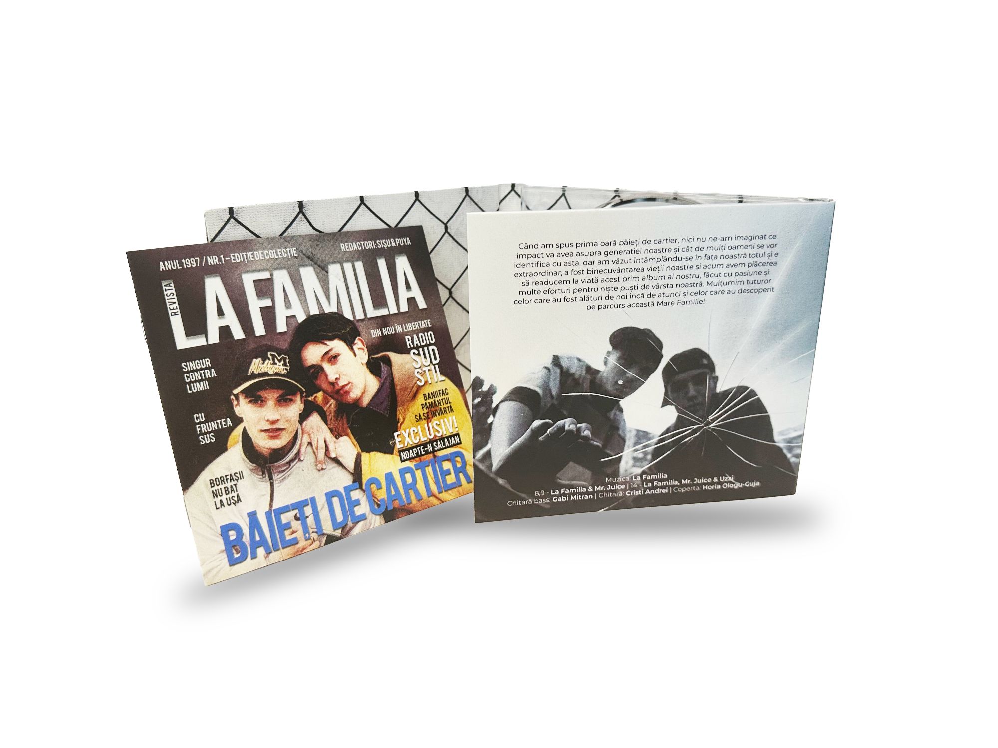 La Familia - Baieti De Cartier (1997) (sticker + digipak pro si stick gratuite) - imagine 4