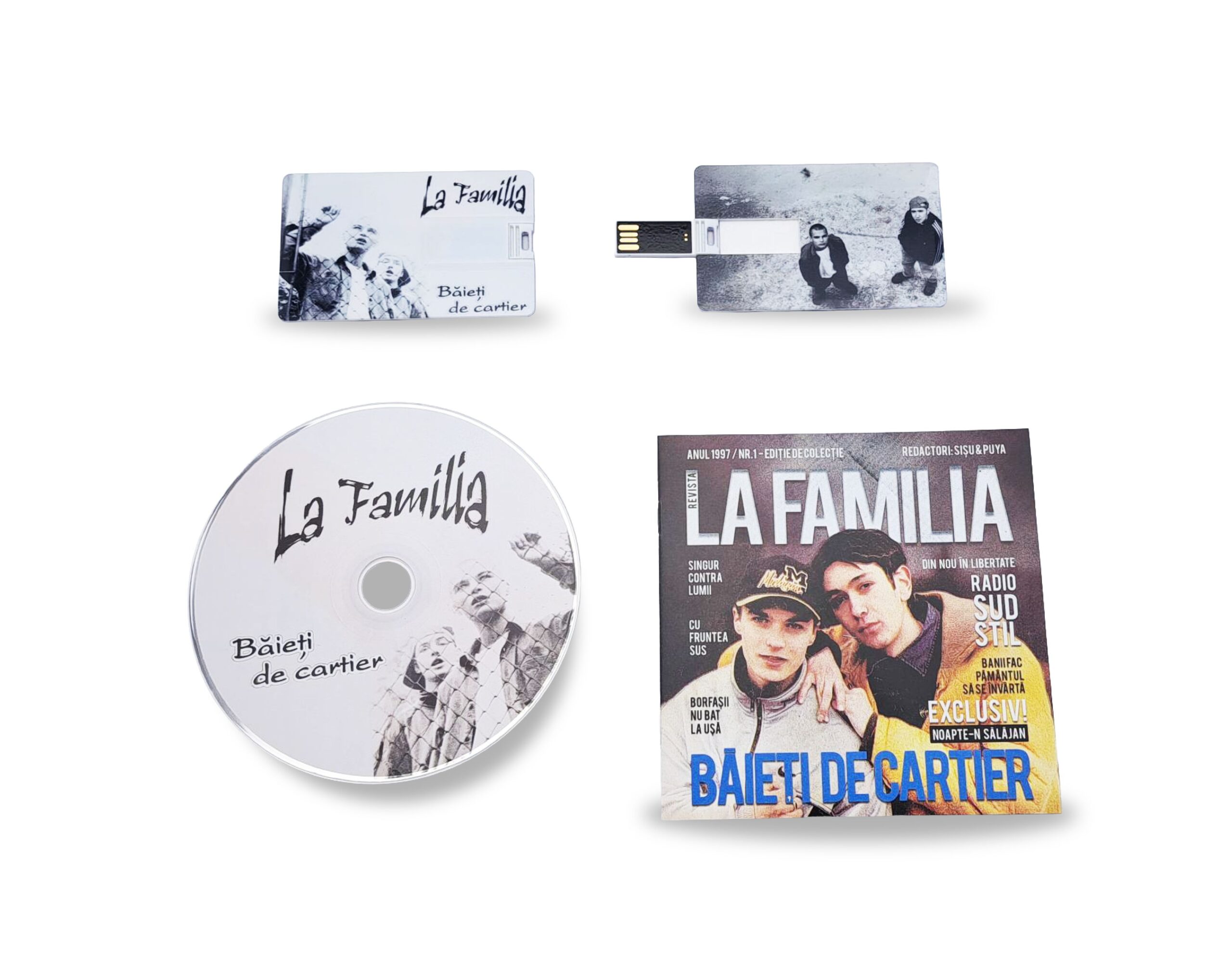 La Familia - Baieti De Cartier (1997) (sticker + digipak pro si stick gratuite) - imagine 3