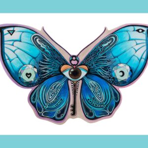 Blue fire – print