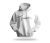 Phunk B – Hanorac Tessellata (alb / negru)