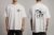 Kazi Ploae x Specii – Tricou oversize “Amenințarea Maimuței” (alb/bej/negru)